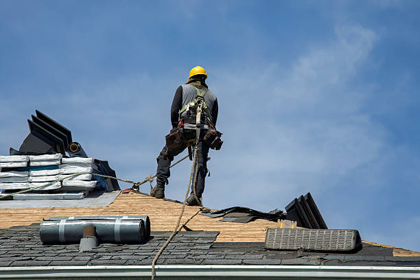 Professional Roof Replacement technician working in Bridgewater, NJ
